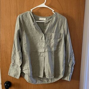 Everlane Women’s Button-Down Popover - Sage